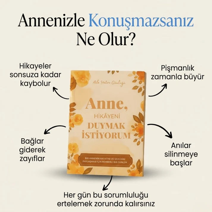 Kalpten Sayfalar™ Anne/Baba Anı Günlüğü - Kalpten Kalbe Miras