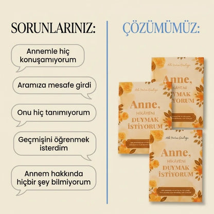Kalpten Sayfalar™ Anne/Baba Anı Günlüğü - Kalpten Kalbe Miras