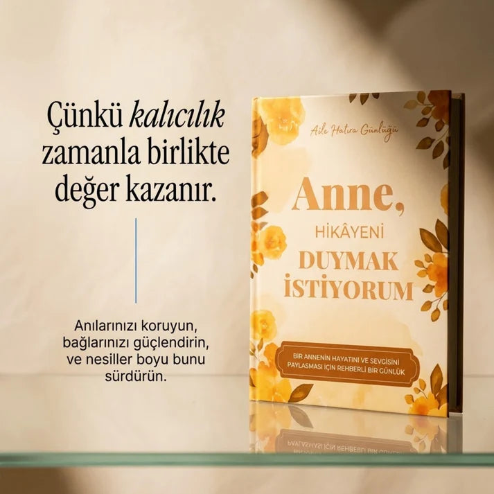 Kalpten Sayfalar™ Anne/Baba Anı Günlüğü - Kalpten Kalbe Miras