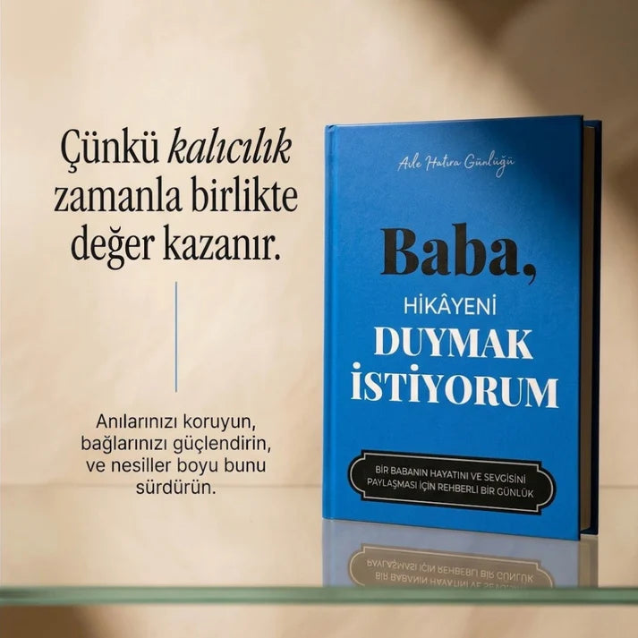 Kalpten Sayfalar™ Anne/Baba Anı Günlüğü - Kalpten Kalbe Miras